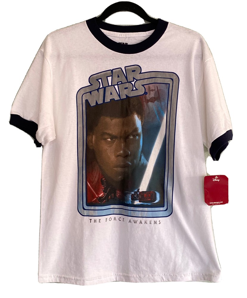 Star Wars The Force Awakens Finn Short Sleeve T-Shirt Size XL