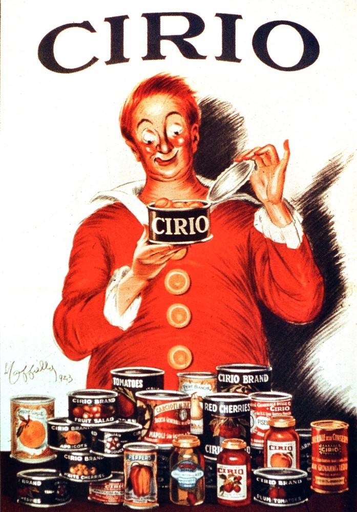 Cirio Advertisement Decorative Poster. Clown. Home Graphic Art Design 3849