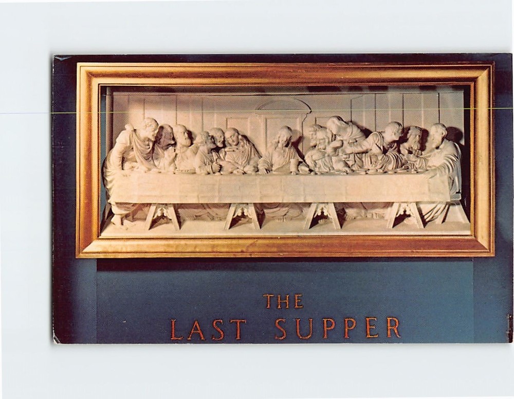 Postcard The Last Supper Marble Exhibit Proctor Vermont USA
