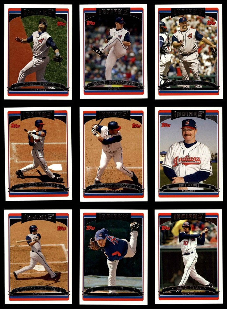 2006 Topps Indians Almost Complete Team Set 8 - NM/MT 6409339 (20 / 21 cards)