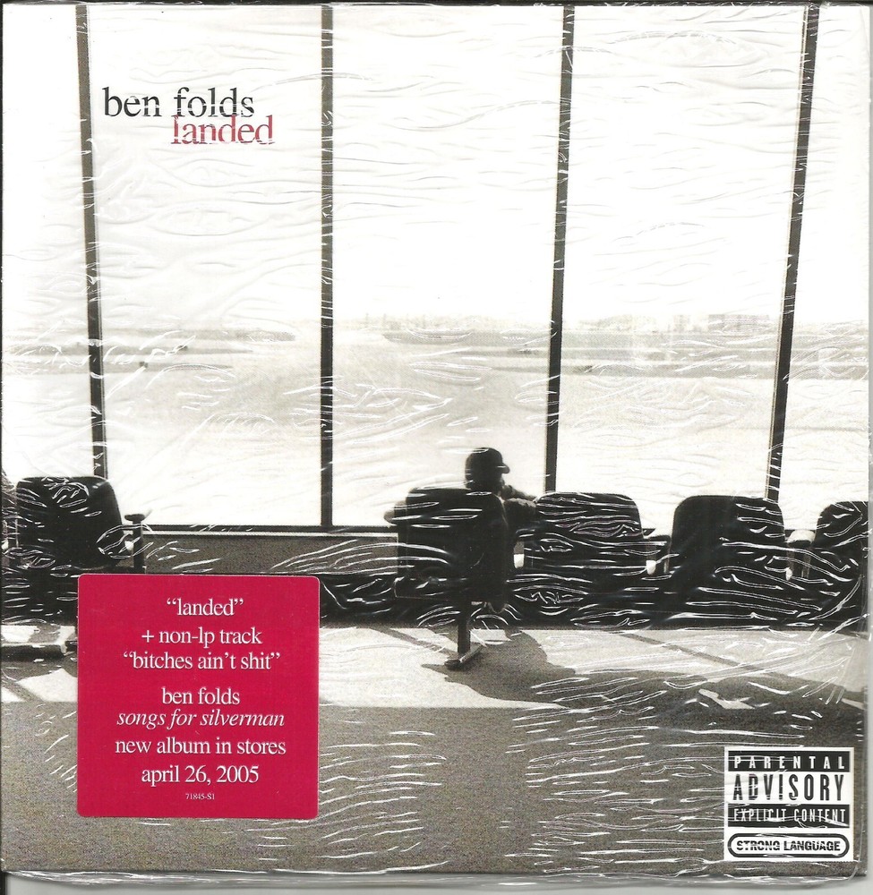 BEN FOLDS Landed w/UNRELEASED DR. DRE Cover 7” vinyl Inch SEALED w/HYPE STICKER