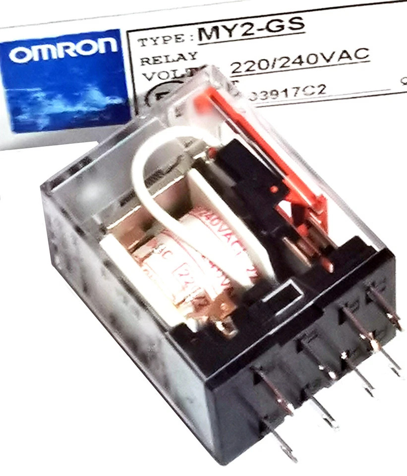 1pcs  New MY2-GS 220-240VAC Intermediate Relay 8Pins