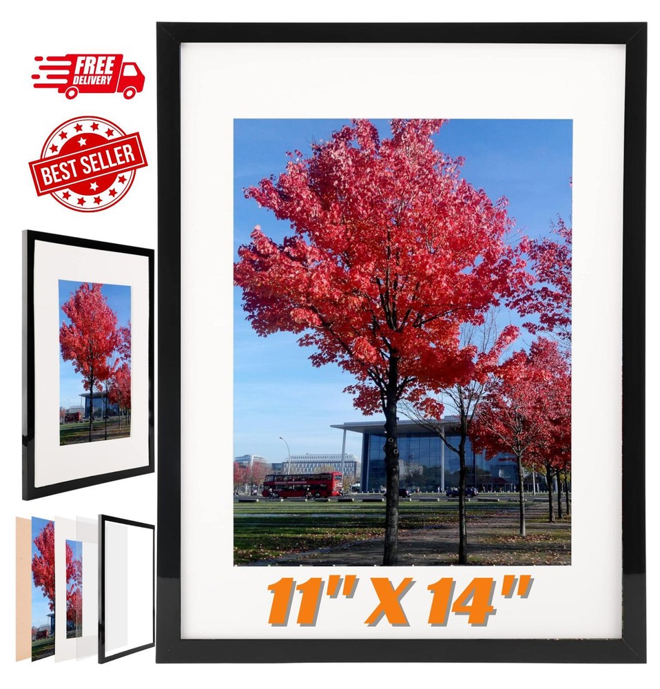 11x14 Picture Frame Black Poster Frame 14x11 Picture Frame Black Wall Mounting