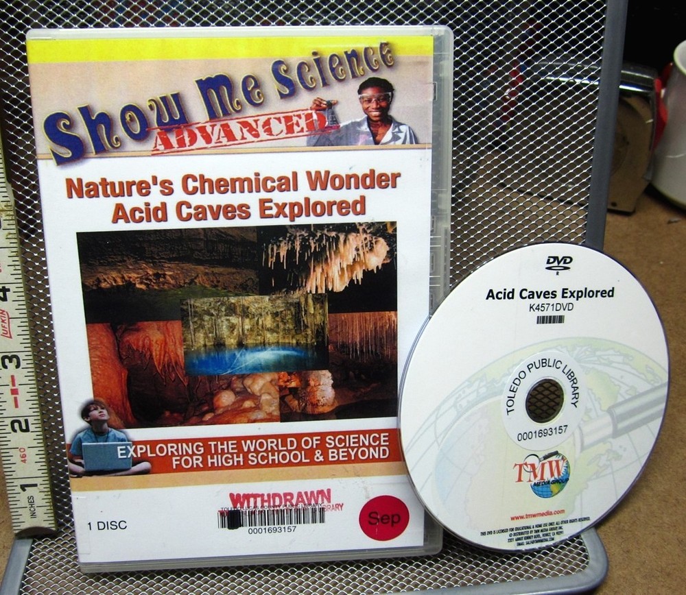ACID CAVES EXPLORED science documentary DVD Nature’s Chemical Wonder-image