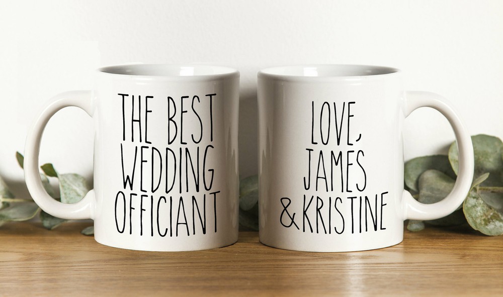 Custom Name Wedding Officiant Mug Funny Wedding Officiant Gift Wedding Officiant