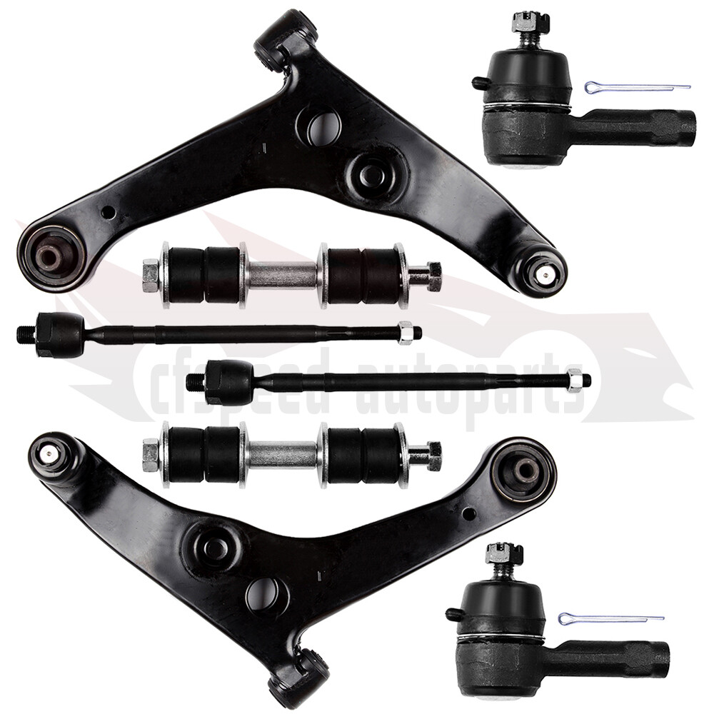 2002-06 Mitsubishi Lancer 8X Front Control Arms Sway Bars Tie Rods Kit