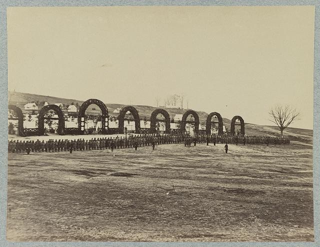 Photo:Camp of the 44th New York Infantry near Alexandria, Va.