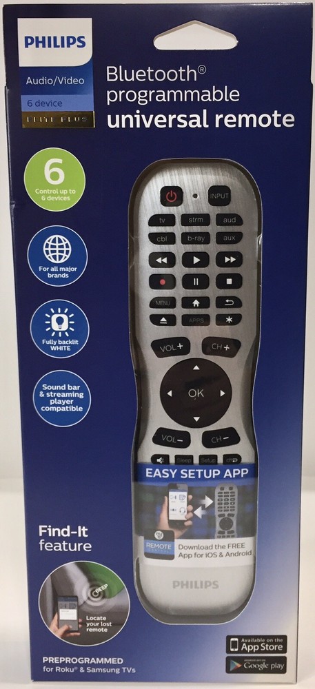 Phillips Elite Plus -Device Universal Bluetooth Remote Control-SRP2017B/27
