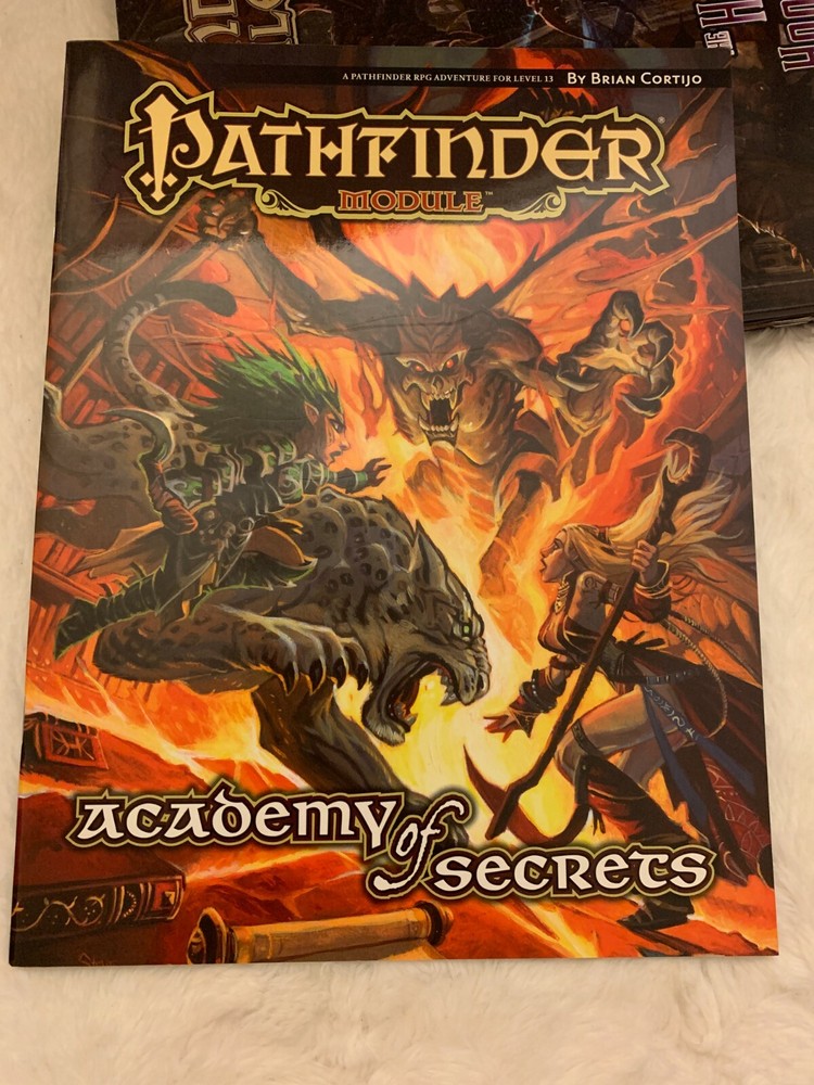 Pathfinder Module: Academy of Secrets Paizo 1st Ed 3.5 OGL NM-image