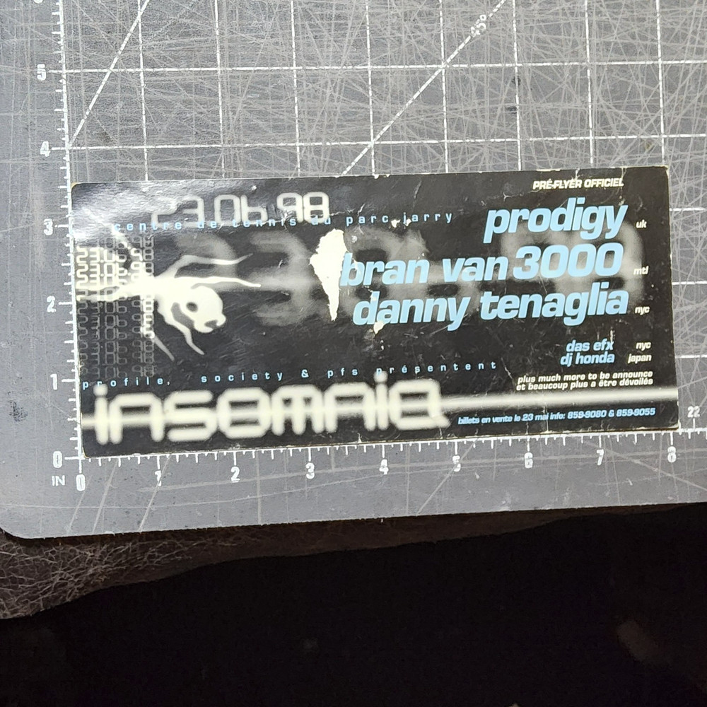 Vintage prodigy bran van 3000 danny tanaglia das efx 1998 dj honda insomnia club
