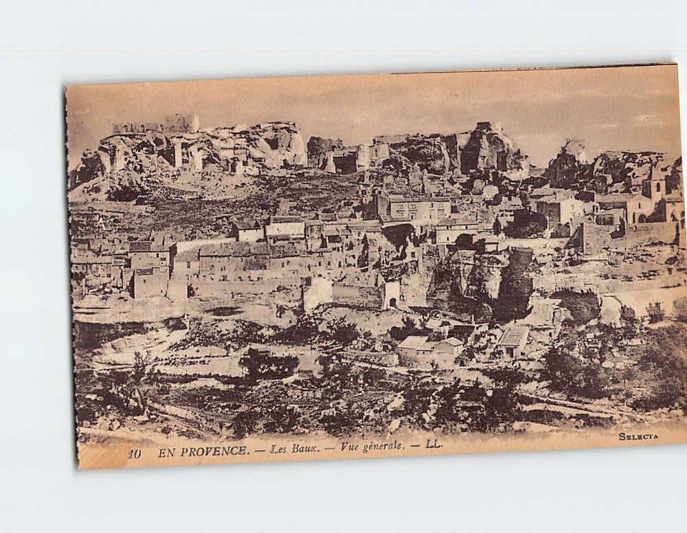 Postcard General View Les Baux-de-Provence France