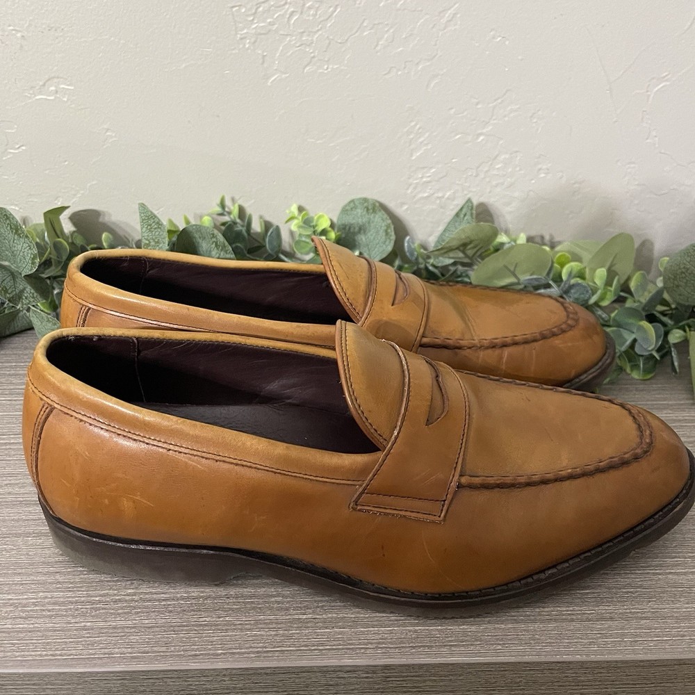 Allen Edmonds 3033 Road Warriors Dress Penny Loafers Men's Size 11 3E EEE Wide