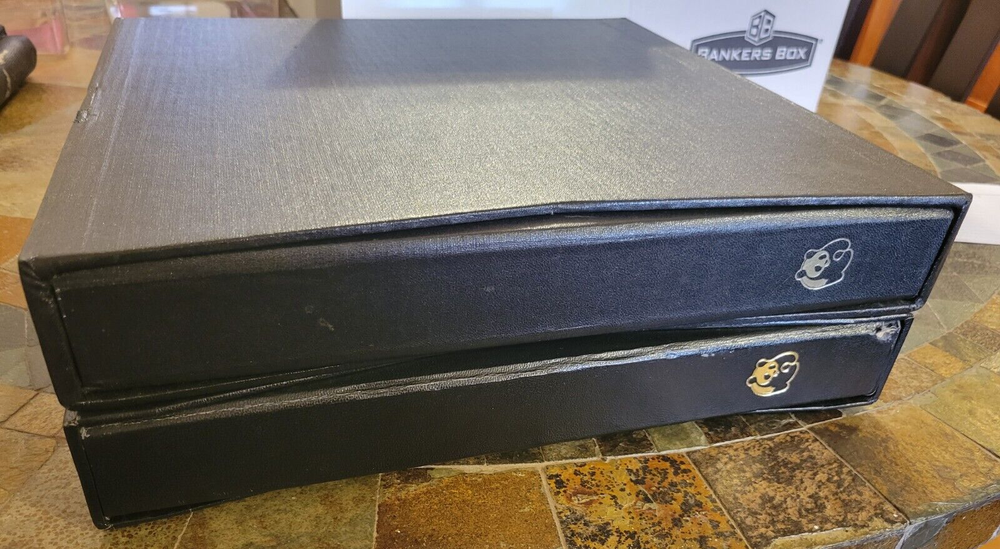 See List 30 Animals World Wildlife Fund Stamp Covers 2 Albums with Slipcases WWF