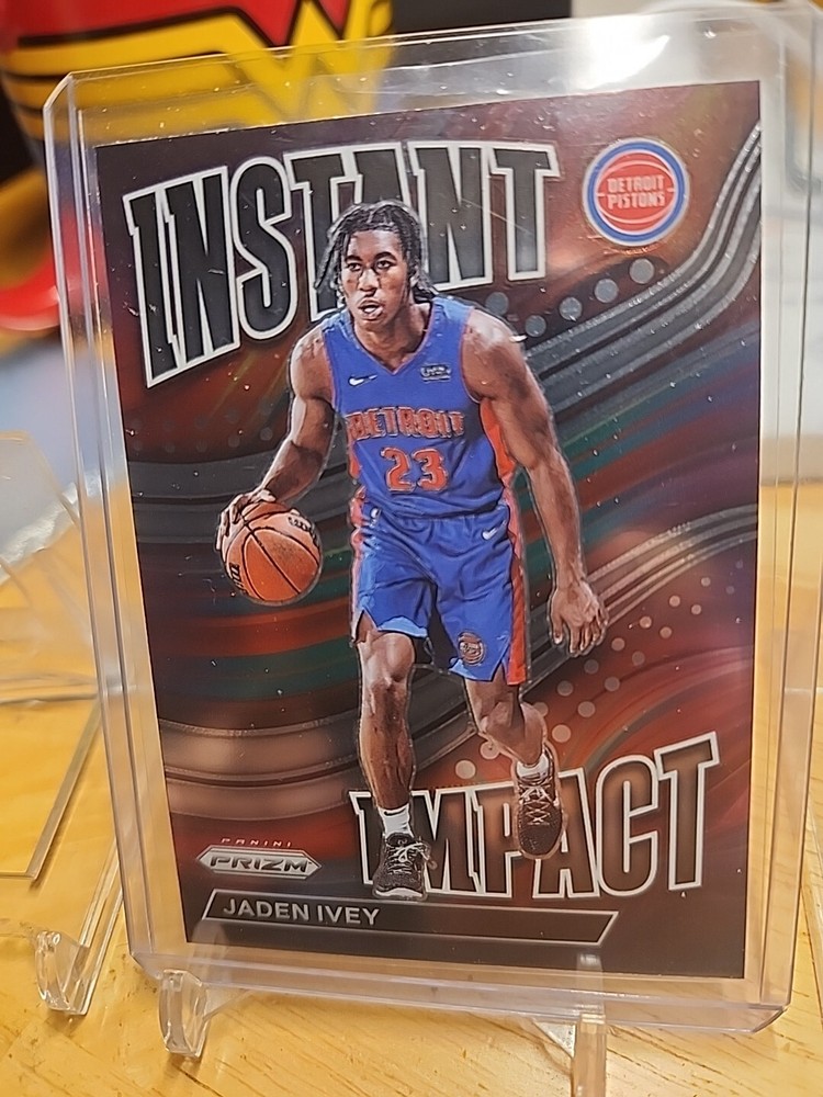 2022-23 Panini Prizm Instant Impact Jaden Ivey #25 Detroit Pistons Insert Card MT  