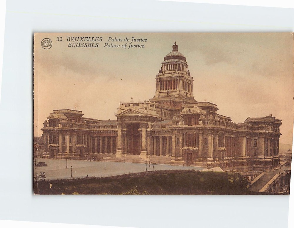 Postcard Palace of Justice Brussels Belgium