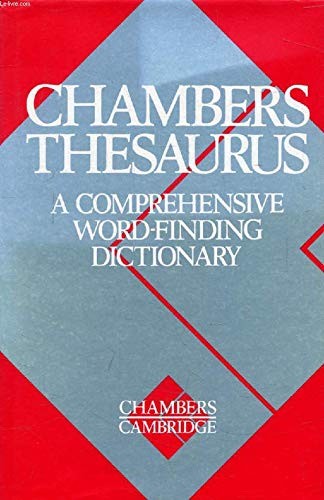 Thesaurus by Chambers Hardback Book The Fast Free ShippingFREE US DELIVERY | ISBN: 1852960167 | Quality Books
