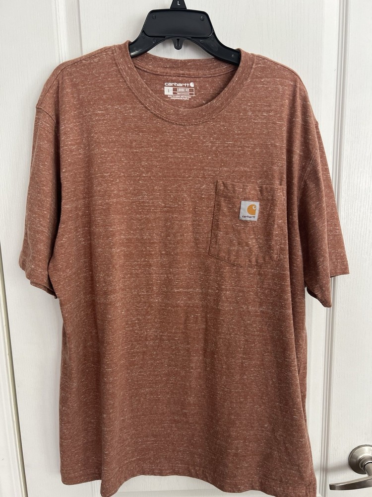 Carhartt Men's Large Short Sleeve T-Shirt - Loose Fit
