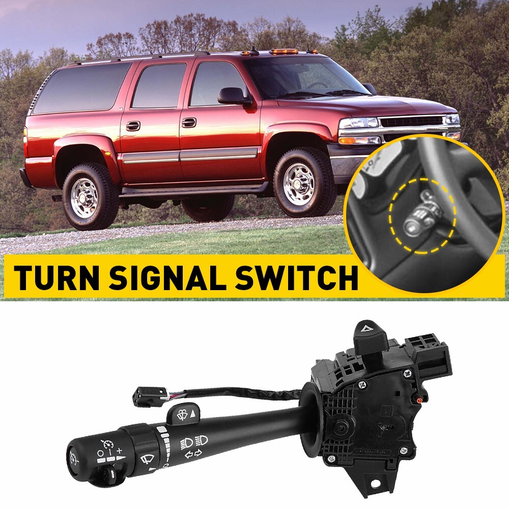 Cruise Control Wiper Arm Turn Signal Switch Lever Compatible with Chevy GMC Trucks