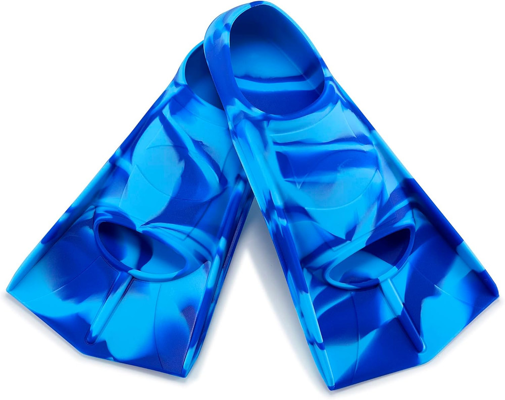 Kids Swim Fins,Short Youth Fins Swimming Flippers,Swim Training Fins for Lap Swi