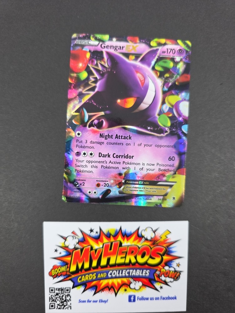 Gengar EX 34/119 XY - Phantom Forces Holo