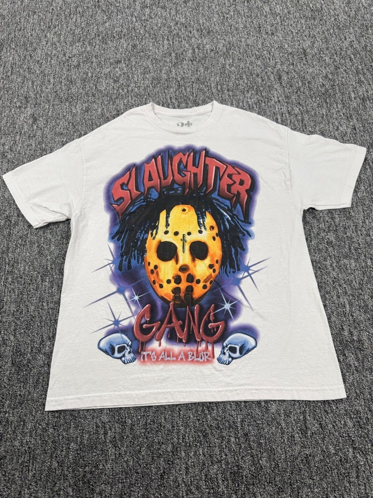 21 Savage Drake Slaughter Gang It's All a Blur Shirt Men XL Merch Concert Tour
