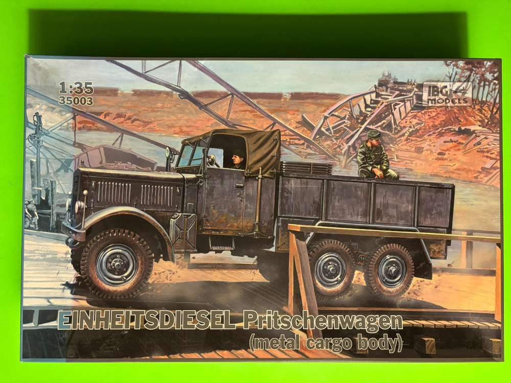 Einheitsdiesel Pritschenwagen Metal Cargo Body Truck Model Kit 1/35 Scale New !!
