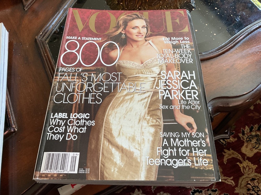 Vougue Magazine September 2005, Sarah Jessica Parker, Like New