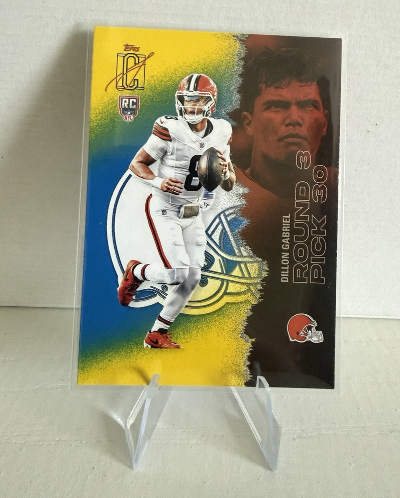 2025 Topps Signature Class Dillon Gabriel Cleveland Browns Blue & Yellow RC #103