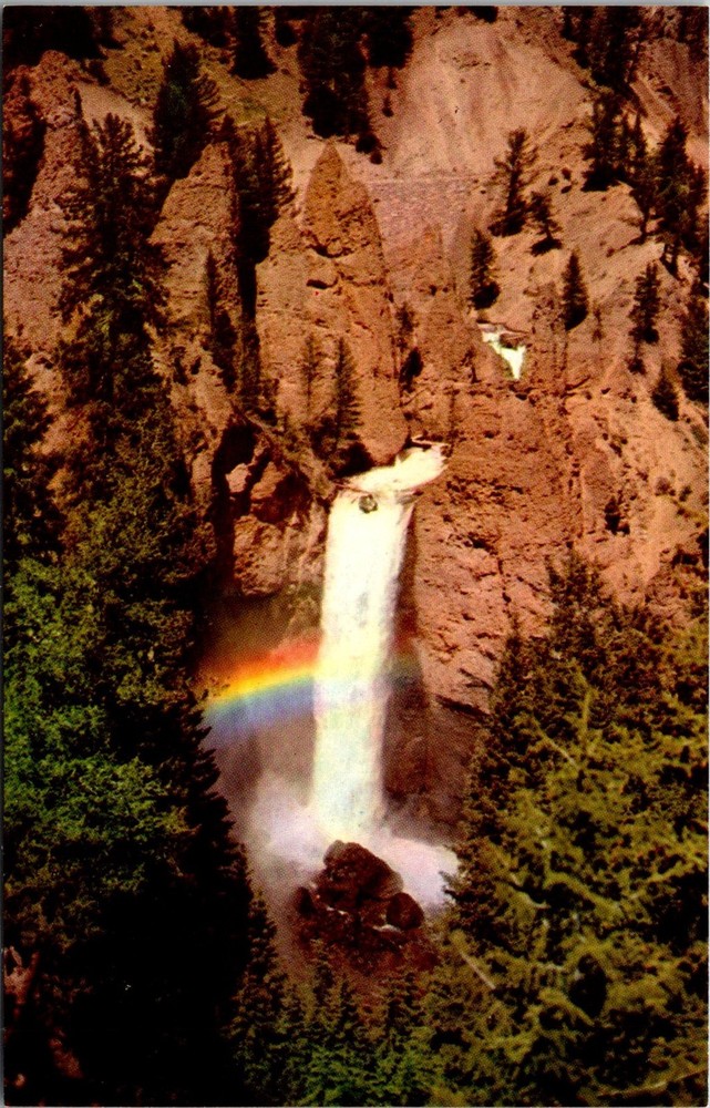 Dr Jim Stamps Postcard Tower Falls Yellowstone National Park