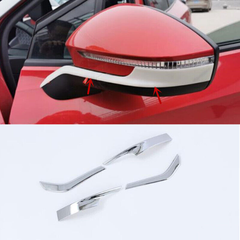 For Volkswagen ID.4 2021-2024 Chrome Rearview Side Door Mirror Strip Cover trim