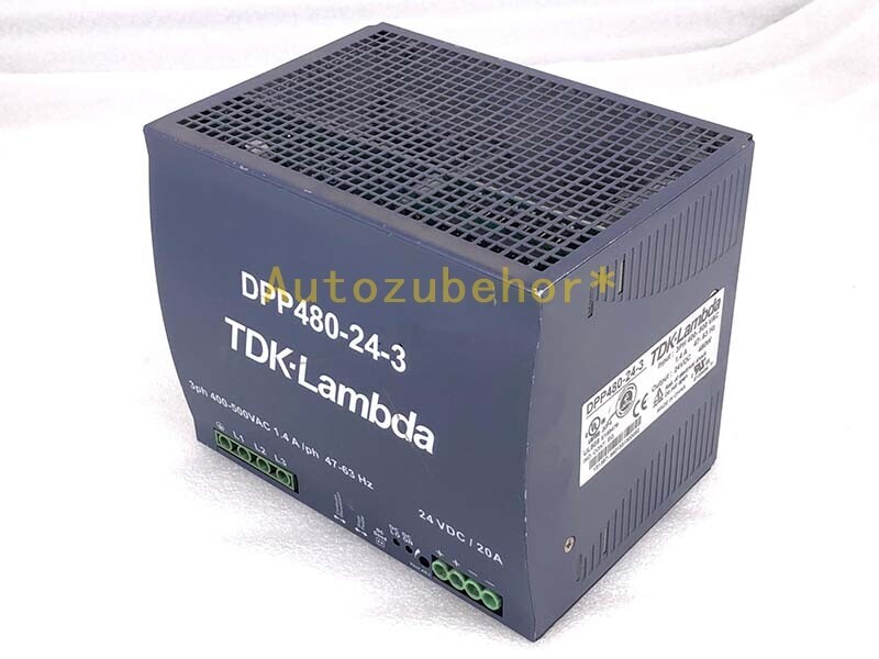 1PCS Used DPP480-24-3 Switching Power Supply 24VDC 20A 480W 3PH Tested #F22