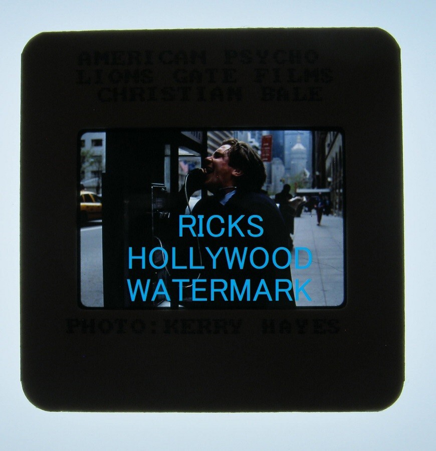 Original AMERICAN PSYCHO 35mm Studio Production Slide #7 CHRISTIAN BALE