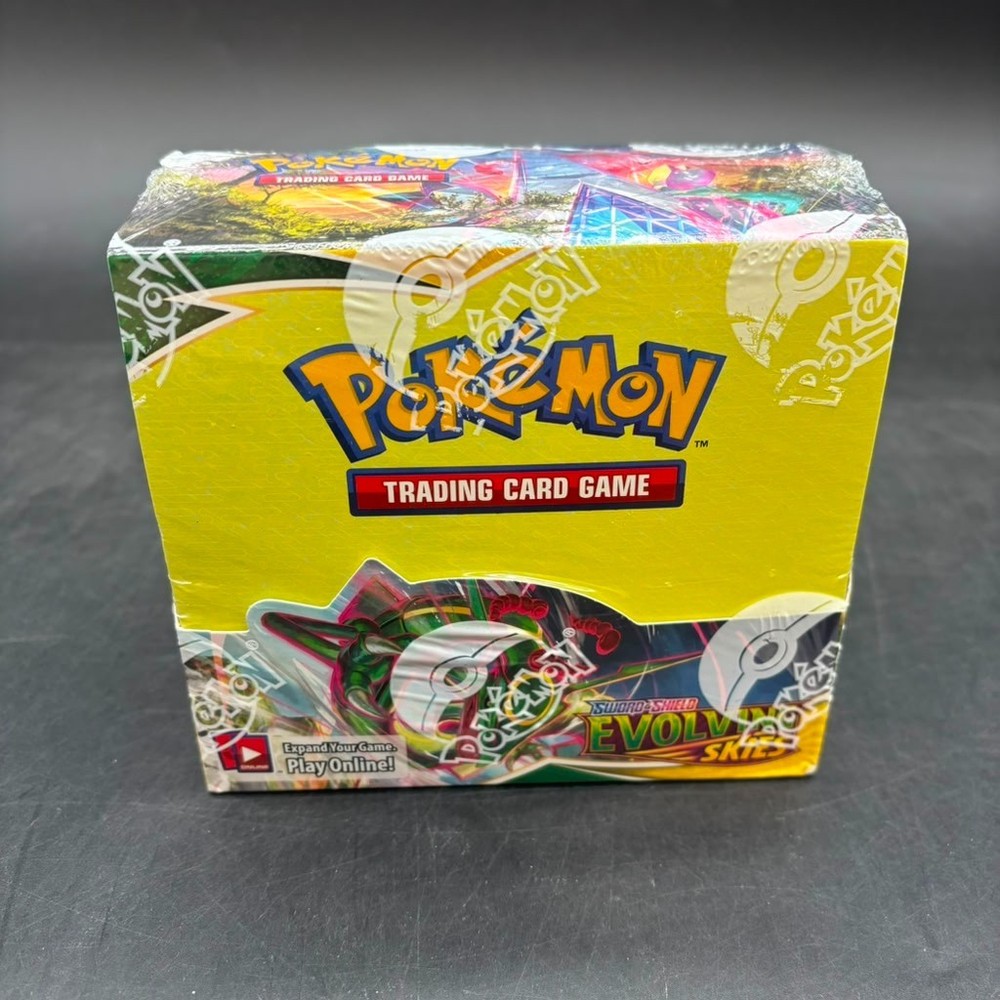 Pokemon TCG Sword & Shield Evolving Skies Booster Box SEALED w Acrylic CasePROBSTEIN is actively accepting consignments !!