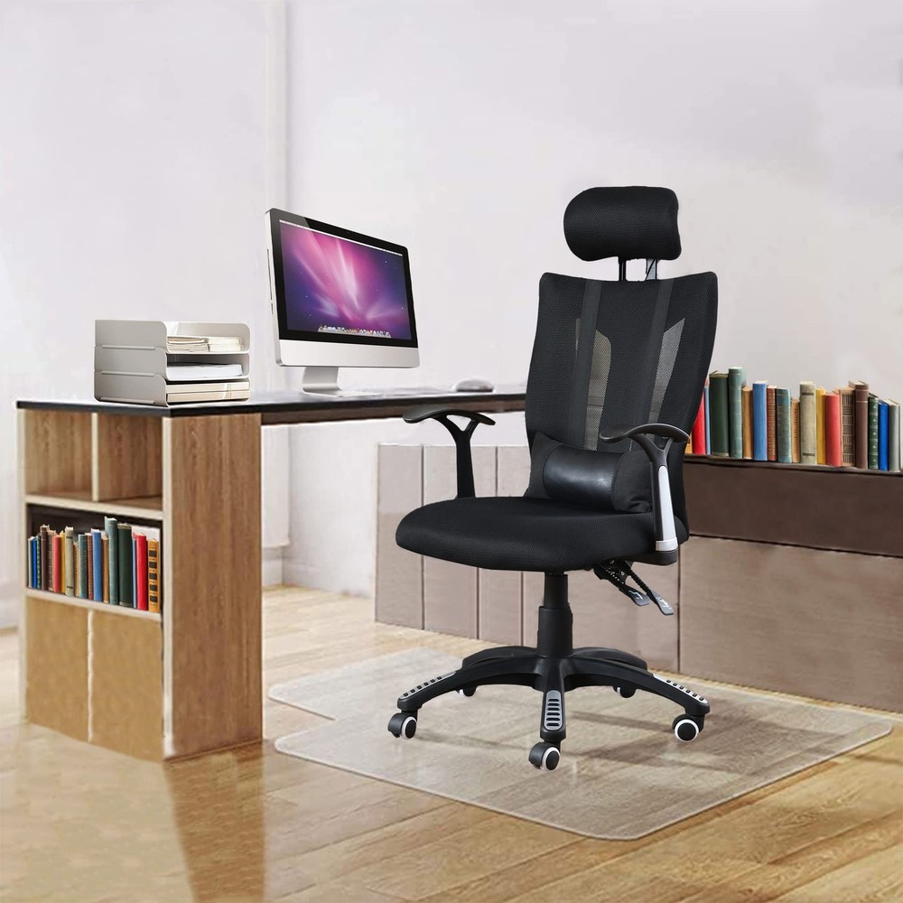 Hardwood Floor Office Chair Mat 48x36 Heavy Duty Non-Slip Protector  
