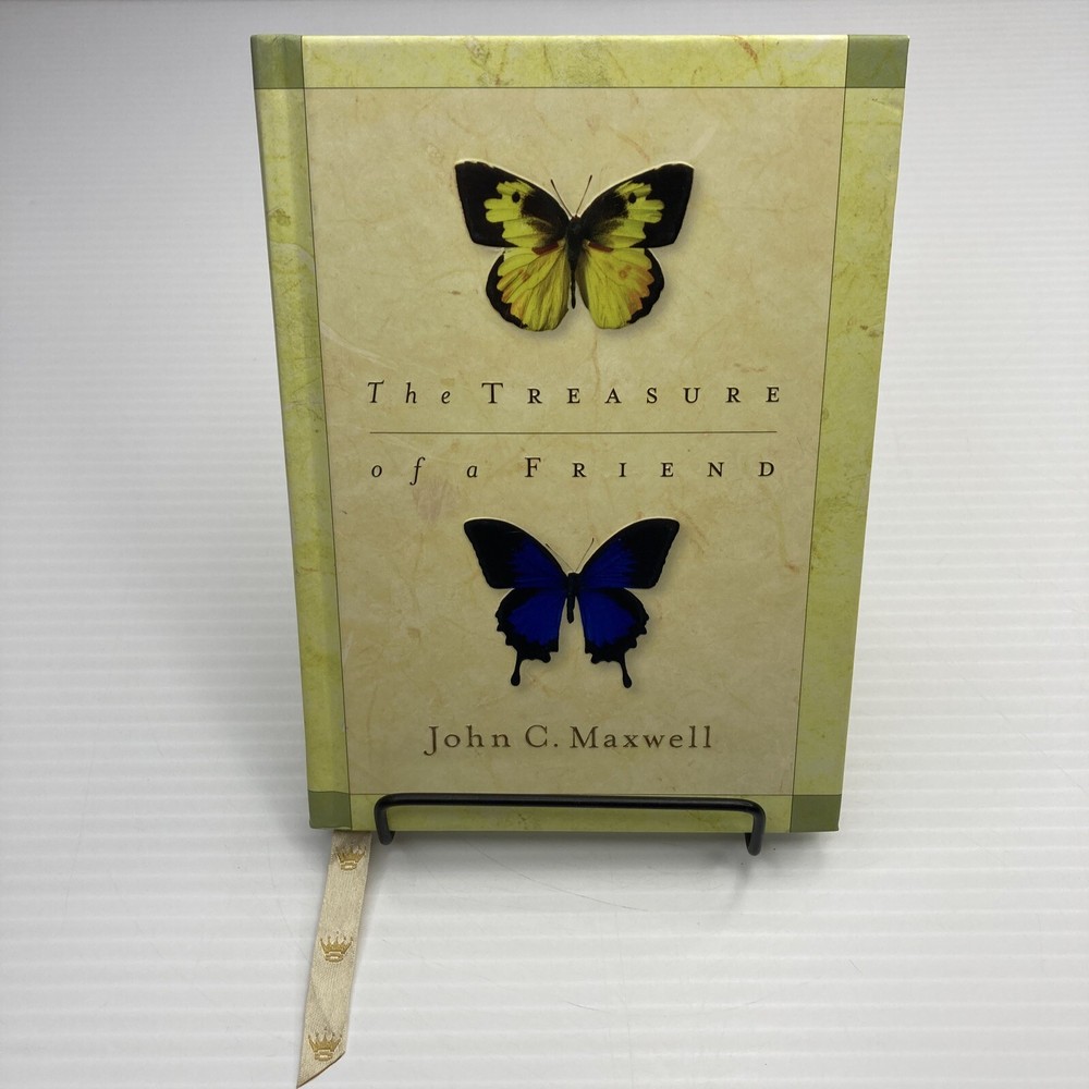 John C. Maxwell The Treasure of a Friend Hallmark Gift Book 2001 Small Hardcover