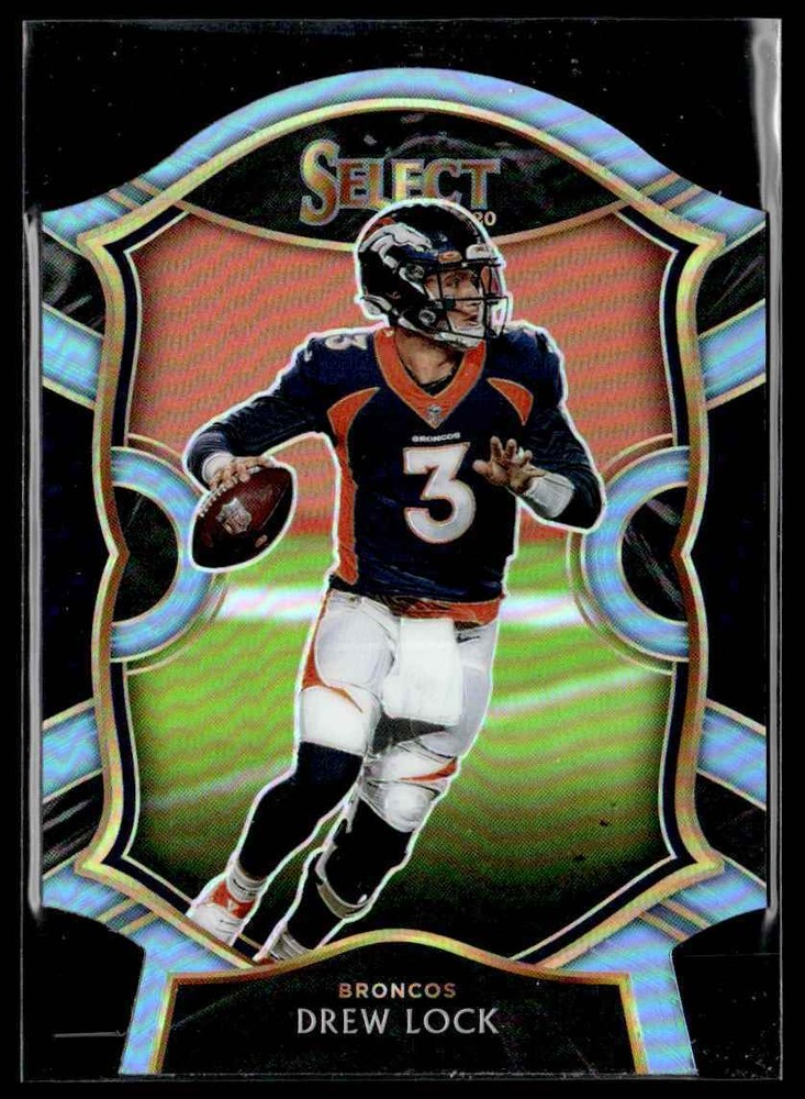 Drew Lock 2020 Select Prizm Light Blue Die Cut #27 Football Card SKUJC2737