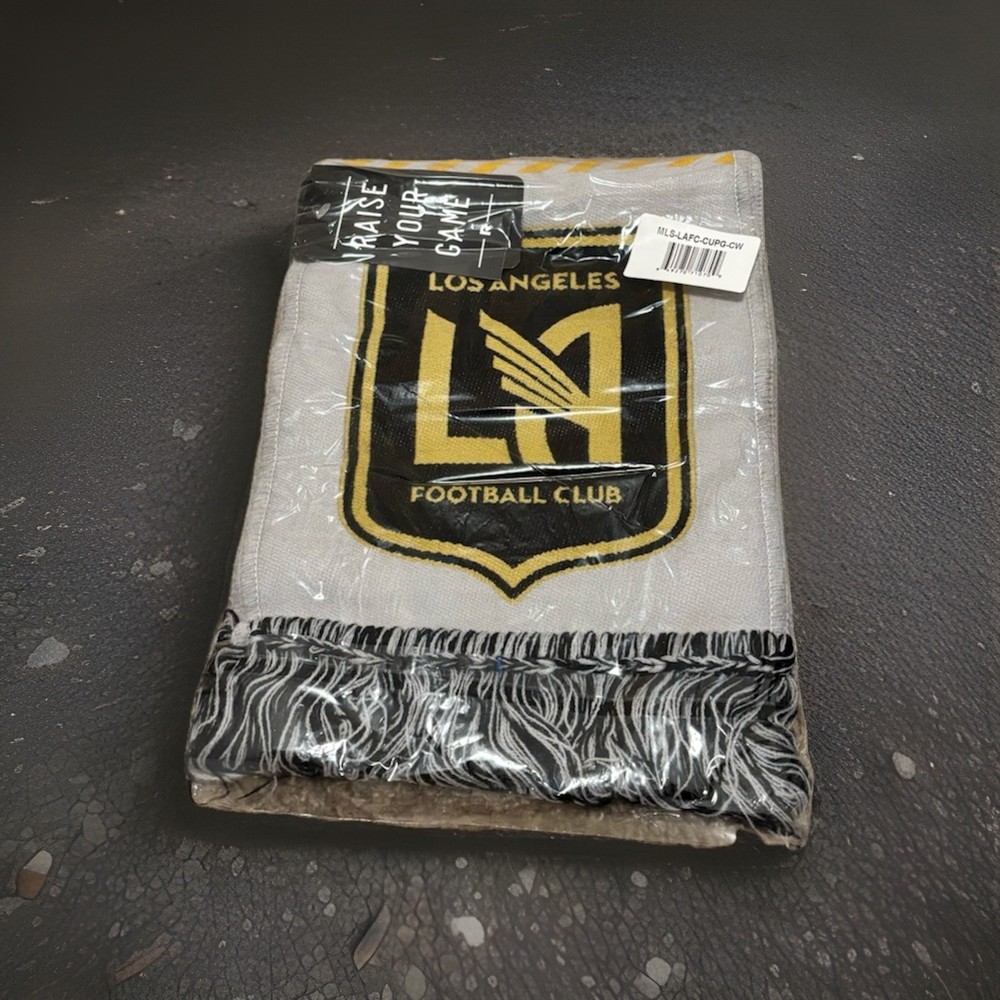 MLS Licensed LAFC Scarf - Grey - Los Angeles Football Club Soccer Scarf