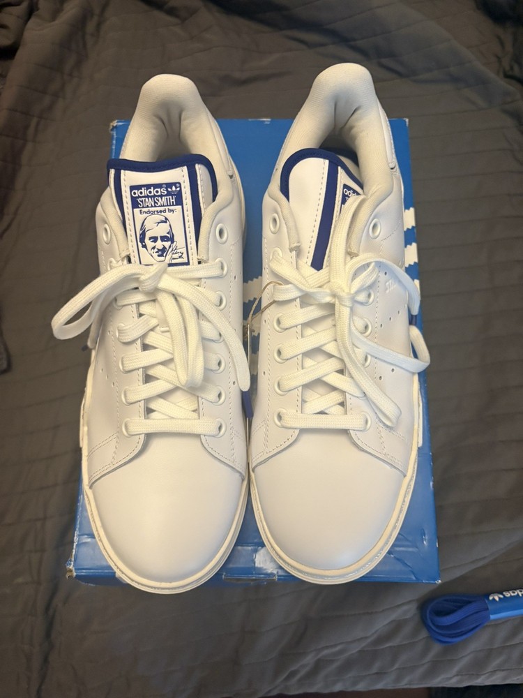 Adidas Stan Smith Bonega 2B Womens Shoes Size 9, Color: Cloud White/Lucid