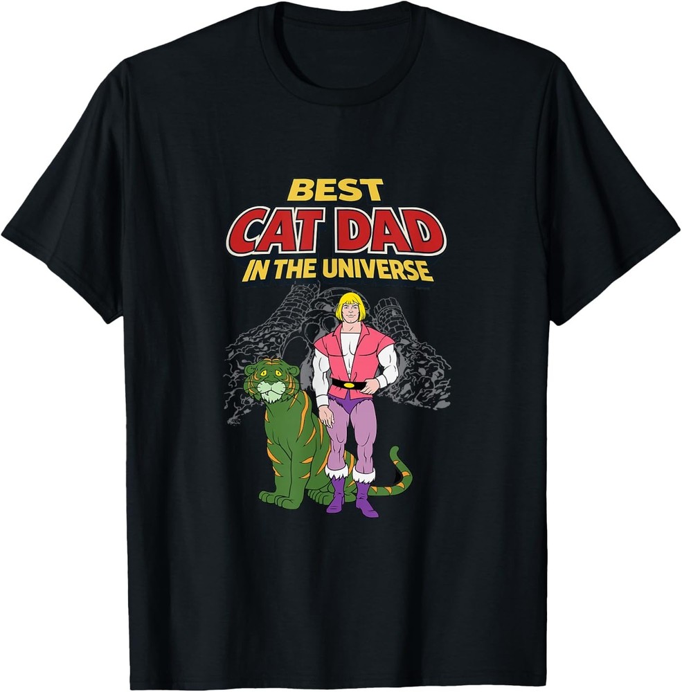 Masters of the Universe Best Cat Dad He-Man Unisex T-Shirt