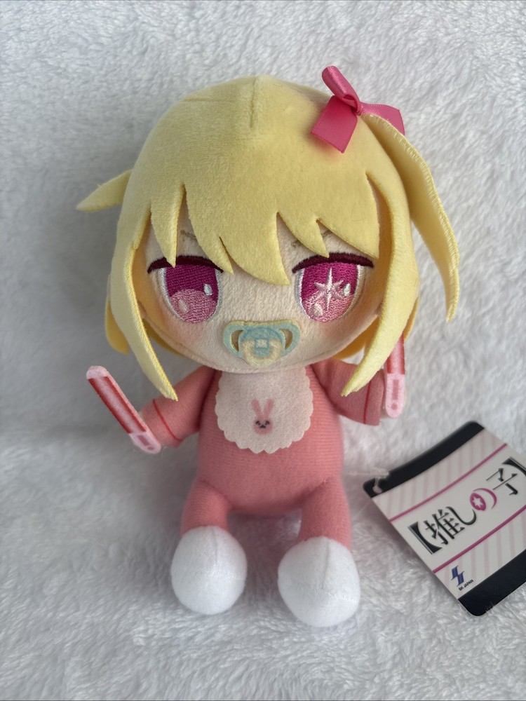 Oshi no Ko Ruby Hoshino Osuwarikko Baby Plush Doll Stuffed Toy 6