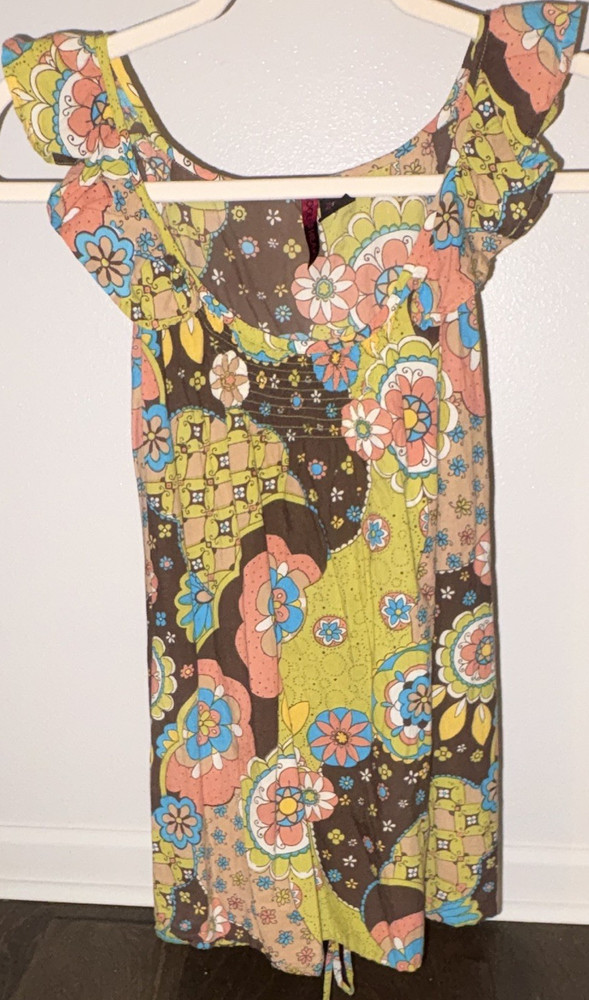Y2K floral top