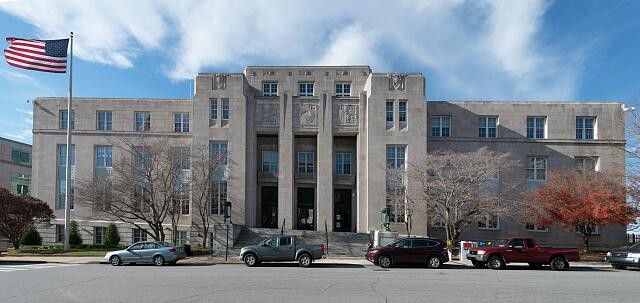 Asheville North Carolina 2013 Federal Building U.S. Courthouse Exterior