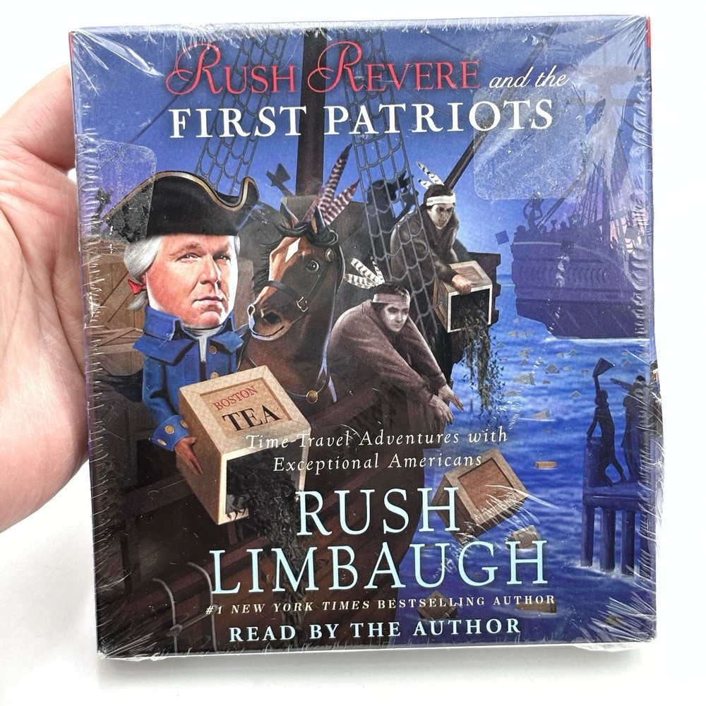 New RUSH REVERE AND THE FIRST PATRIOTS Unabridged Audio CD of Book 2 Limbaugh