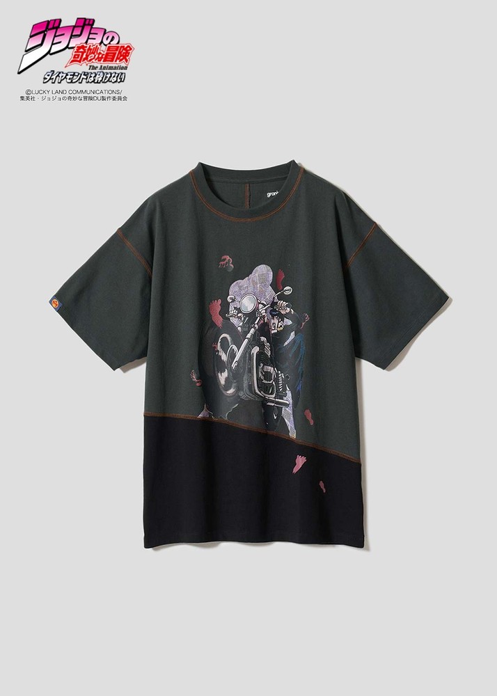 [Graniph] JoJo's Bizarre Adventure Highway Star | Big Silhouette T-Shirt SS-XL