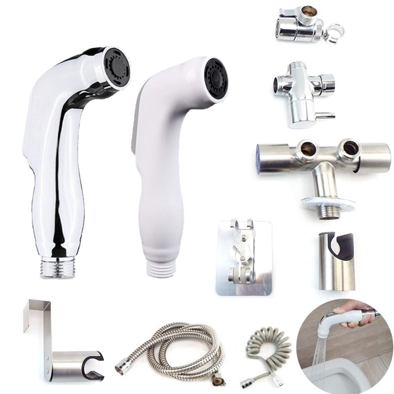 ABS Bidet Sprayer Hose with Shower Head for Toilet Bathroom Accessories-image