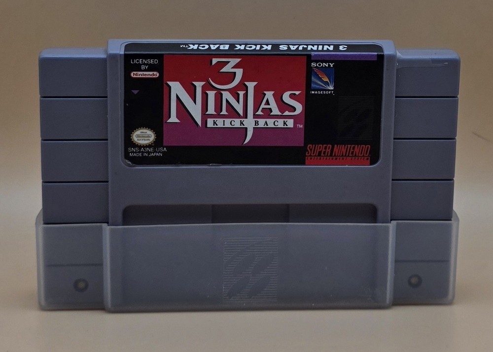 3 Ninjas Kick Back (Super Nintendo Entertainment System) Game Only, Working