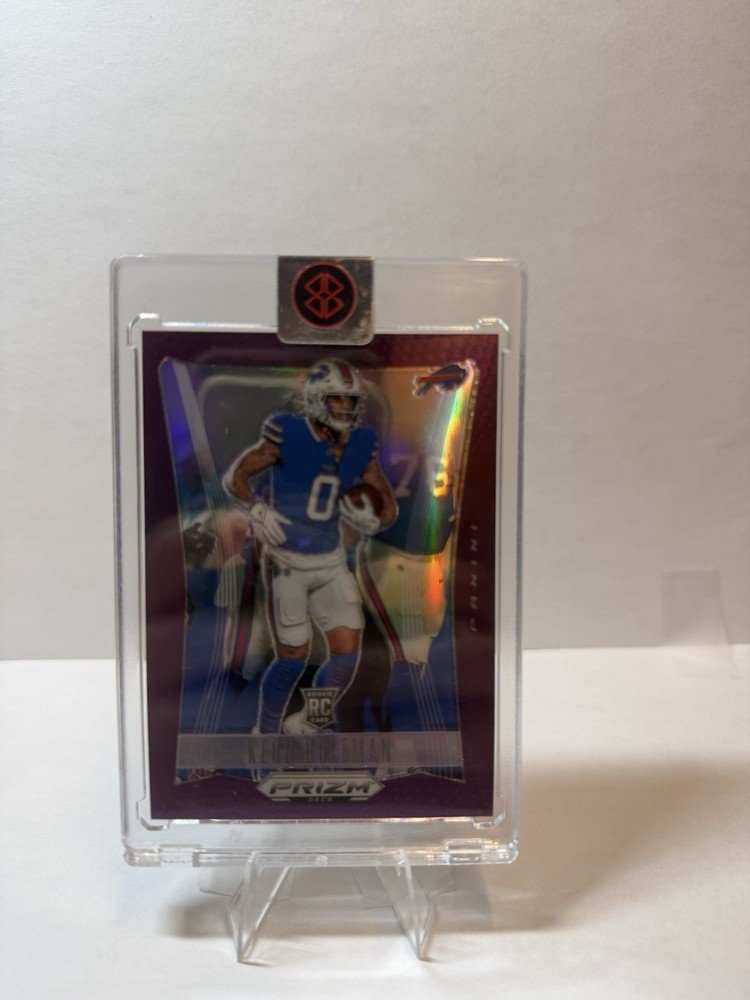 Keon Coleman 2024 Panini Prizm Deca Purple RC /99 Rookie Buffalo Bills NFL RC