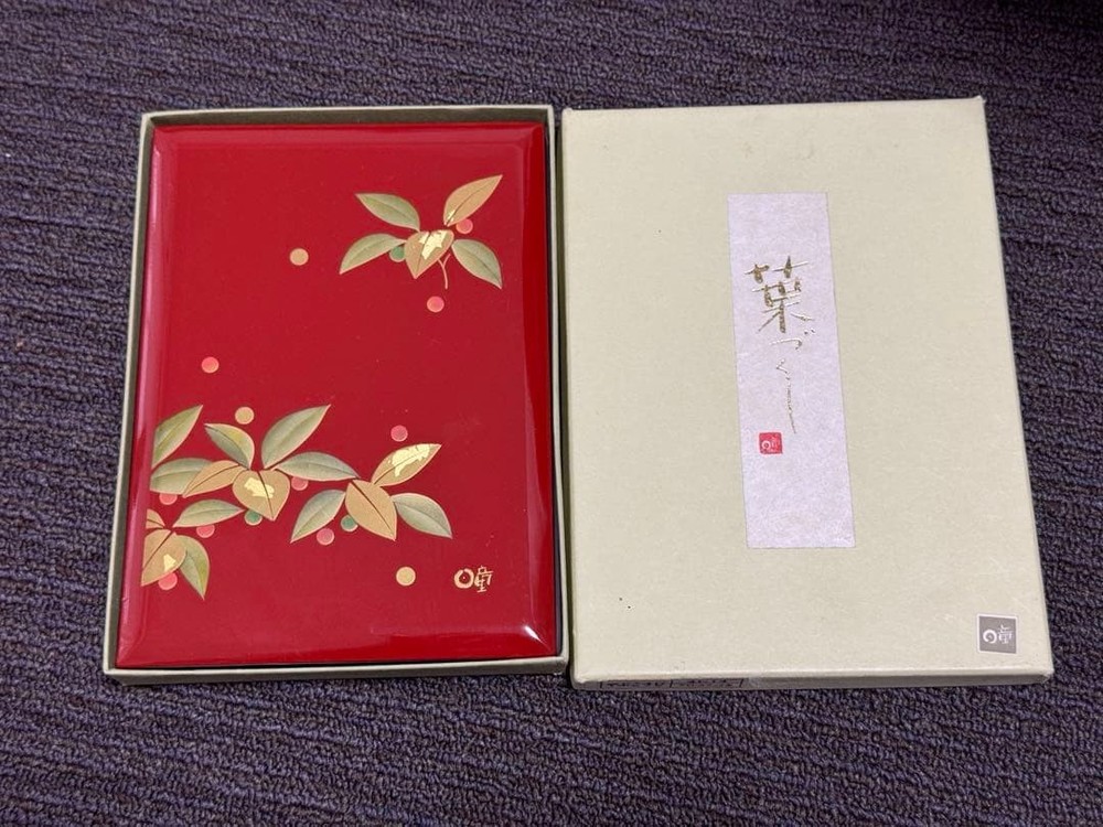 Yamanaka Leaves Lacquer Telephone Directory Address Book 13x18.5cm