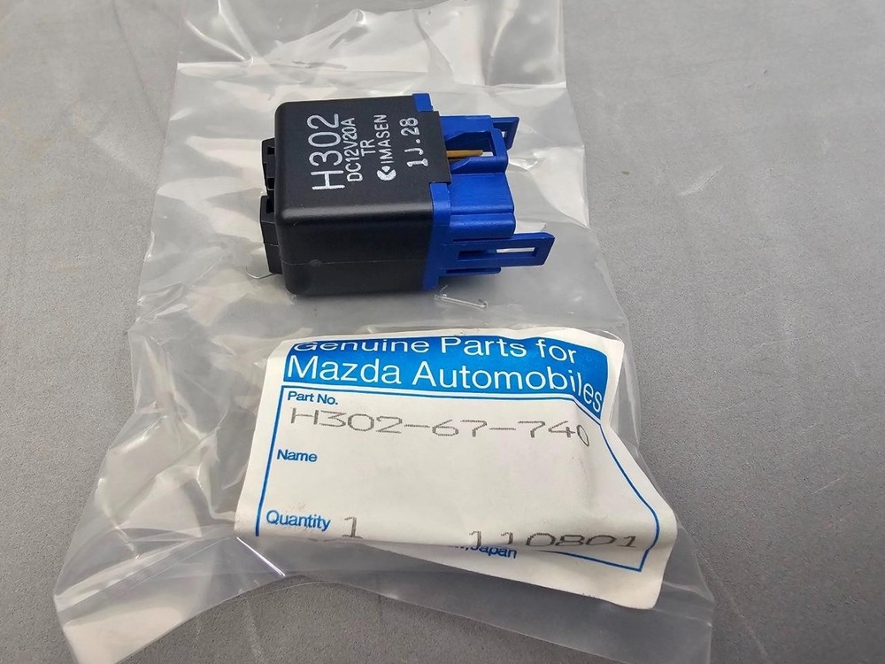 OEM Mazda Imasen 5 Pin 12V 20A H302-67-740 Accessory Relay