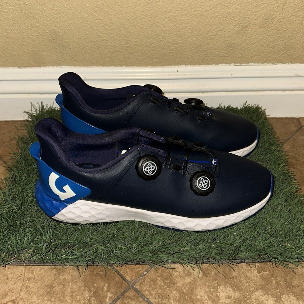 G/FORE G/DRIVE Men's Spikeless Golf Sneaker Size 10 Blue/White/Black